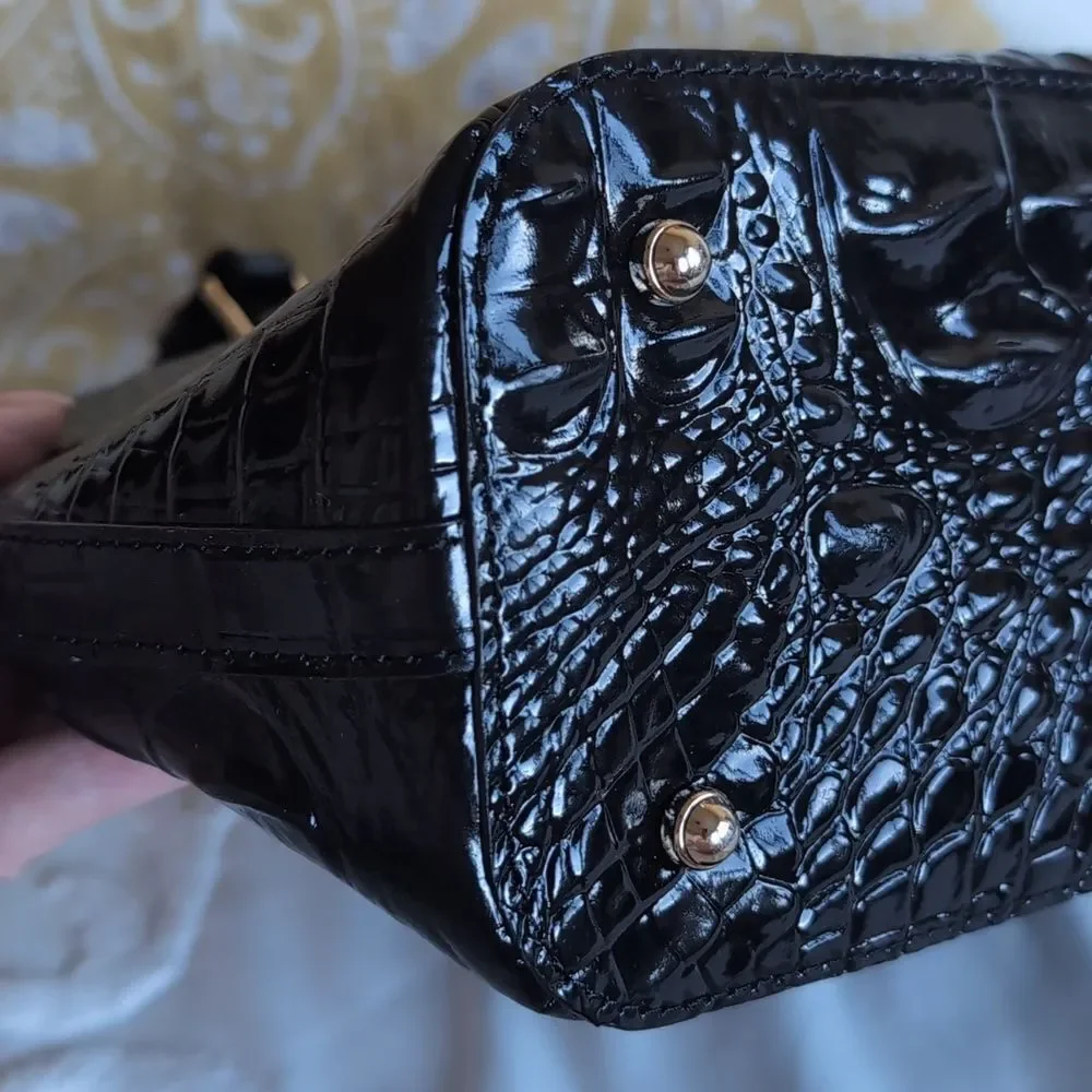 BRAHMIN MINI ASHER ♣️Melbourne Black NWOT